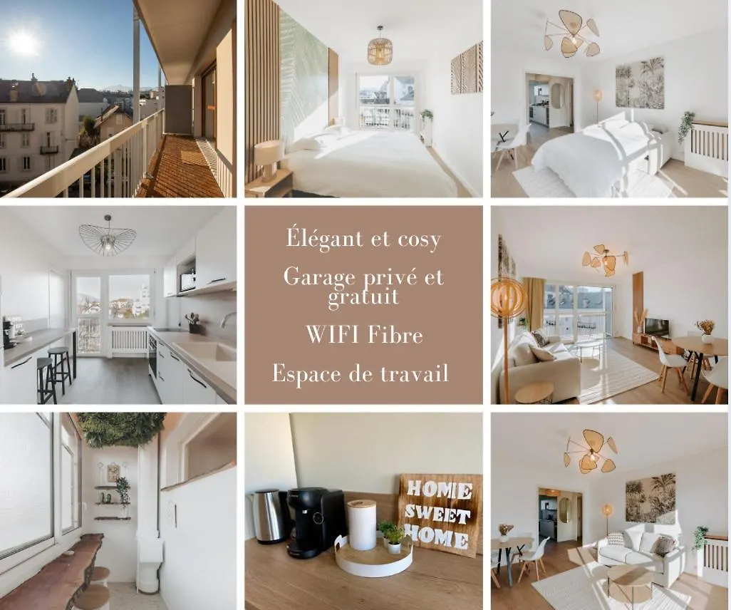 Appartement T2 Cosy - Garage Prive - Wifi Chambéry